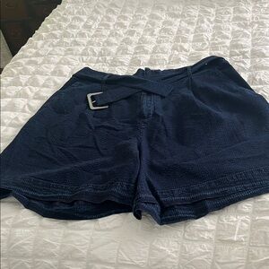 a new day Dark Blue Women's Shorts with Buckle.  Never worn
